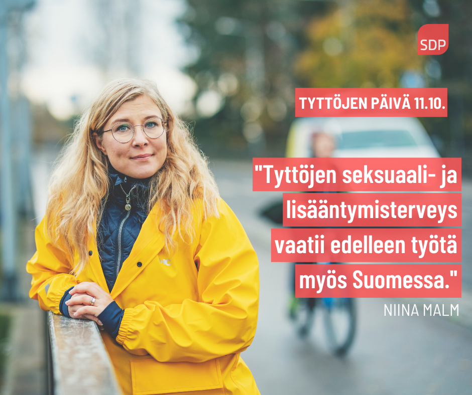Tyttöjen seksuaali- ja lisääntymisterveys vaatii edelleen työtä myös Suomessa